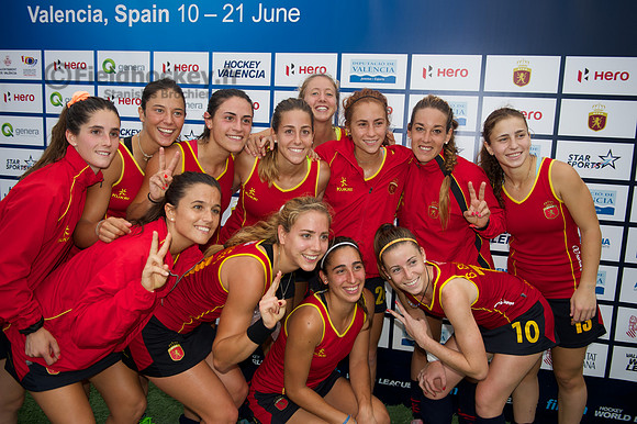 Valencia Hockey World League Semi-final Spain Women 10-21 Jun 2015